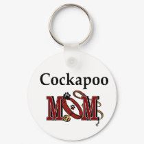 Cockapoo Dog Mom Gifts keychains