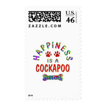 Cockapoo Happiness Postage Stamps
