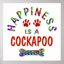 Cockapoo Happiness Poster
