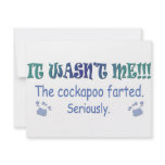 Cockapoo Personalized Announcements