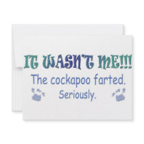 Cockapoo Personalized Announcements