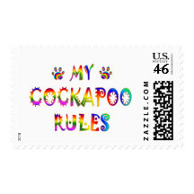 Cockapoo Rules Fun Stamp