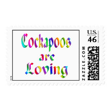 Cockapoos are Loving Stamp