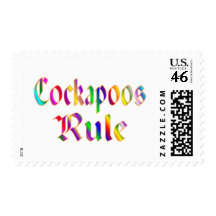 COCKAPOOS RULE POSTAGE STAMP
