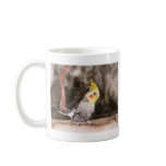 cockatiel bird painting coffee mug