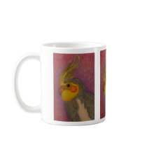 Cockatiel coffee mug
