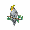 Cockatiel embroidered shirts by ZazzleEmbroidery Cockatiel embroidered shirts
