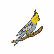 Cockatiel embroidered shirts