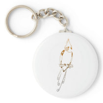 Cockatiel Keychain