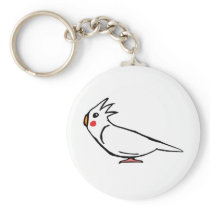 Cockatiel Keychain