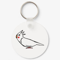 Cockatiel keychains by nature_art Cockatiel keychains