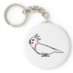 Cockatiel Keychain