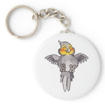 Cockatiel Key Chain