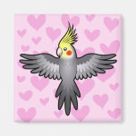 Cockatiel Love Fridge Magnet
