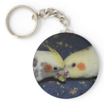 Cockatiel Love Key Chain