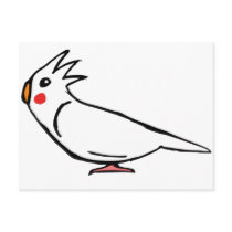 Cockatiel postcards
