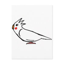Cockatiel postcards