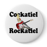 Cockatiel Rockatiel Huge Button