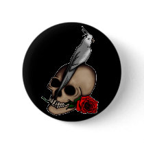 Cockatiels Are Goth, Pinback Buttons