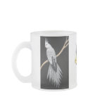Cockatiels Frosted Glass Mug