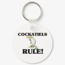 COCKATIELS Rule! keychains by AnimalShirts COCKATIELS Rule! keychains