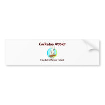 Cockatoo Addict bumper stickers by AnimalShirts Cockatoo Addict bumper stickers