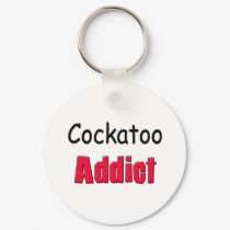 Cockatoo Addict keychains by AnimalShirts Cockatoo Addict keychains
