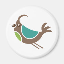 Cockatoo Cacatuidae Parrots Bird Cute Cartoon Refrigerator Magnets