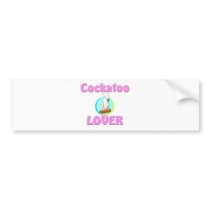 Cockatoo Lover bumper stickers by AnimalShirts Cockatoo Lover bumper stickers