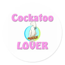 Cockatoo Lover Stickers