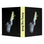 Cockatoo Parrot 3 Ring Binder