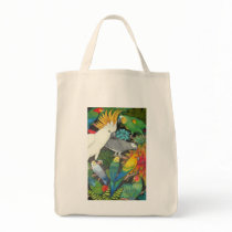 Cockatoo Parrot & Friends Bag by twopurringcats Cockatoo Parrot & Friends Bag