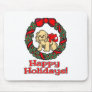 cocker christmas mouse pad
