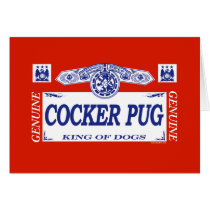 Cocker Pug cards