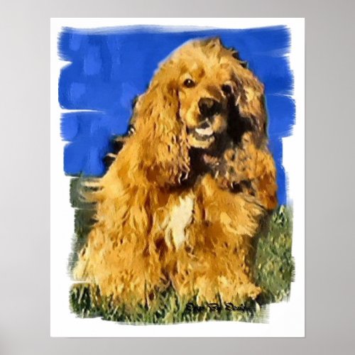 Cocker Spaniel Art Gifts print