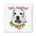 Cocker Spaniel Bah Humbug Magnet by GreyWolfCreation Cocker Spaniel Bah Humbug Magnet
