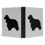 Cocker spaniel 3 ring binder
