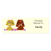 Cocker Spaniel Bookmark Business Cards