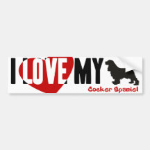 Cocker Spaniel Bumper Stickers