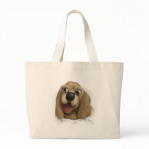 Cocker Spaniel Busting Out bags by cartoondogs Cocker Spaniel Busting Out bags