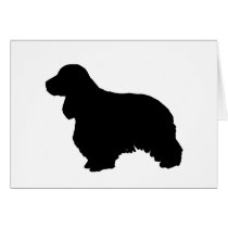 Cocker spaniel greeting cards