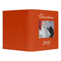 Cocker Spaniel Christmas 2009 Binder by CharlottesWebArt Cocker Spaniel Christmas 2009 Binder