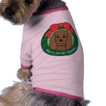 Cocker Spaniel Christmas pet clothing