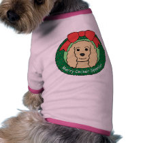 Cocker Spaniel Christmas pet clothing