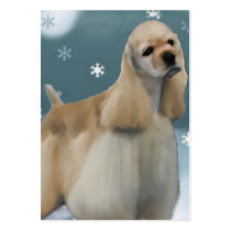 Cocker Spaniel Christmas Gifts business cards