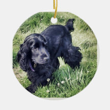 Cocker Spaniel Christmas Tree Ornaments