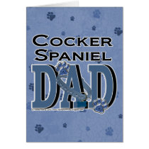 Cocker Spaniel DAD Card