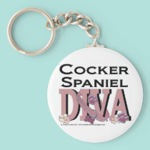 Cocker Spaniel DIVA keychains