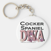 Cocker Spaniel DIVA Keychain
