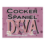 Cocker Spaniel DIVA Postcards
